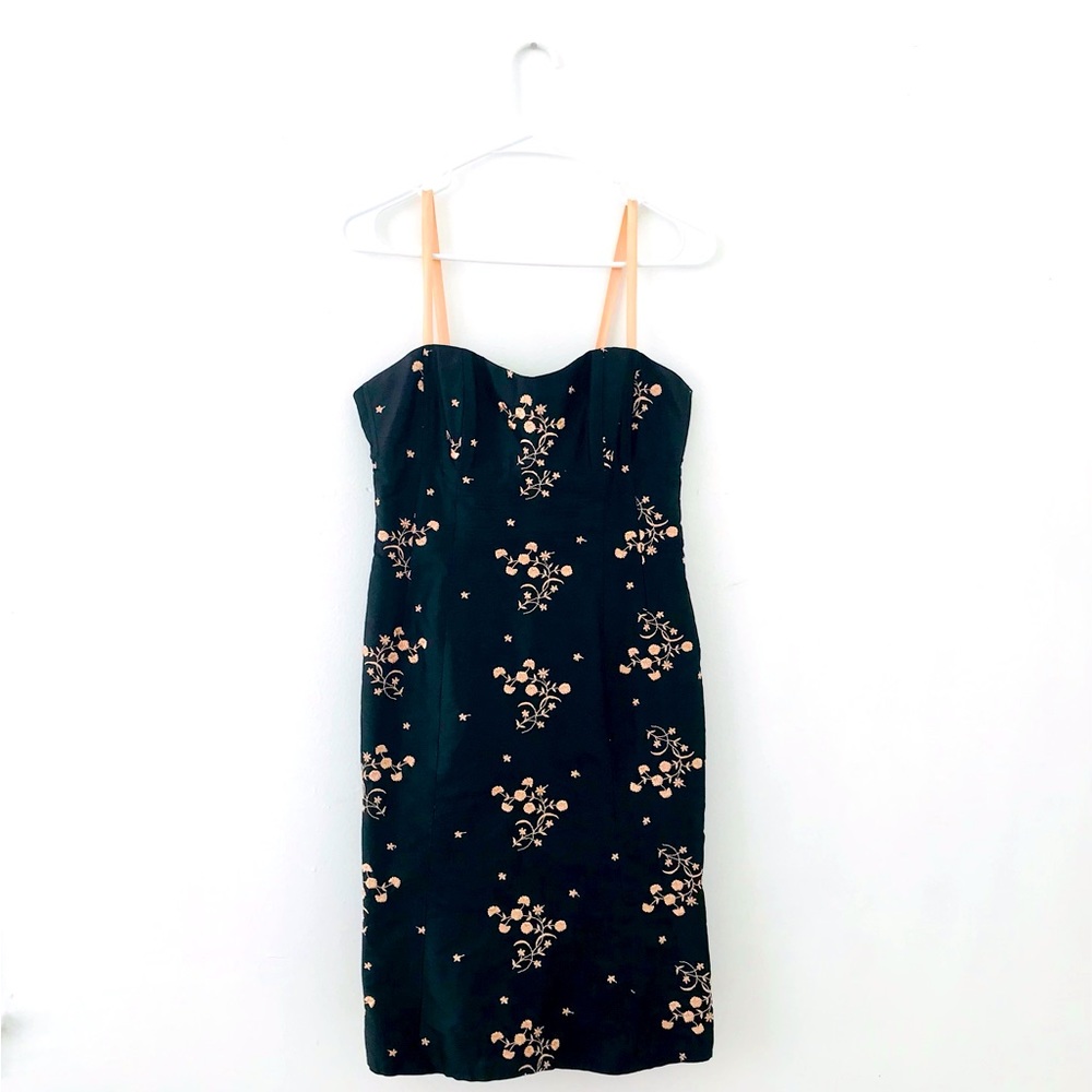 Nanette Lepore Black Embroidered Dress 4